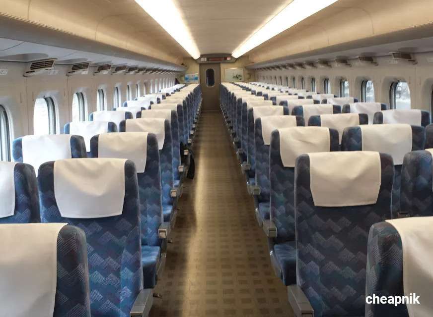 JR Japan Rail_Shinkansen Bullet Train_Ordinary Car