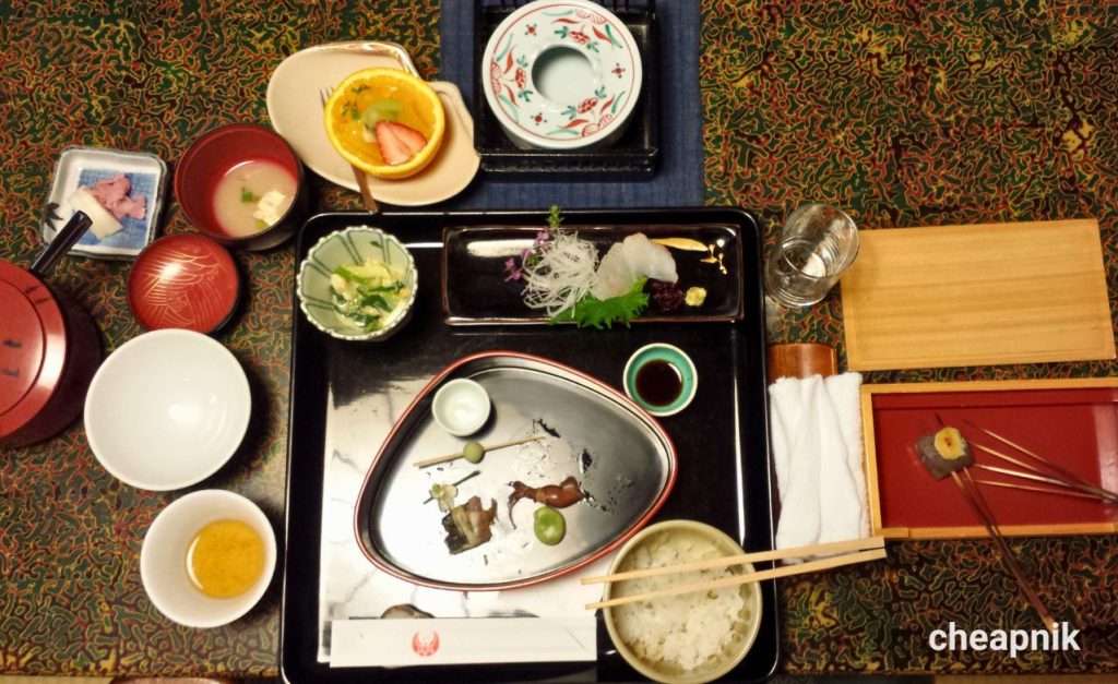 Amami Onsen Nanten-en Ryokan_Almost finished with Kaiseki Dinner