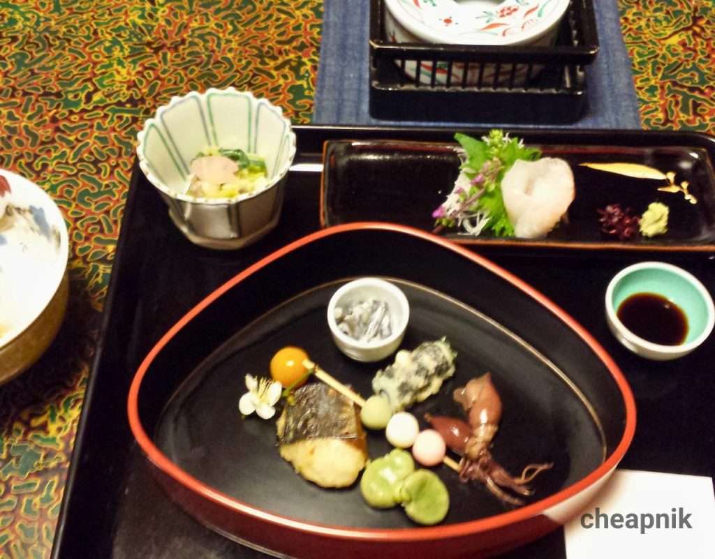 Amami Onsen Nanten-en Ryokan_First Course of Kaiseki Dinner