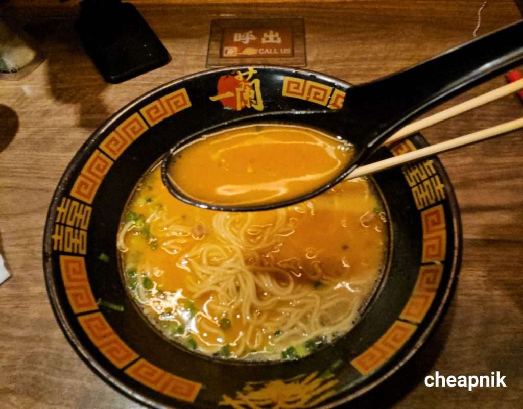 Ichiran Ramen broth