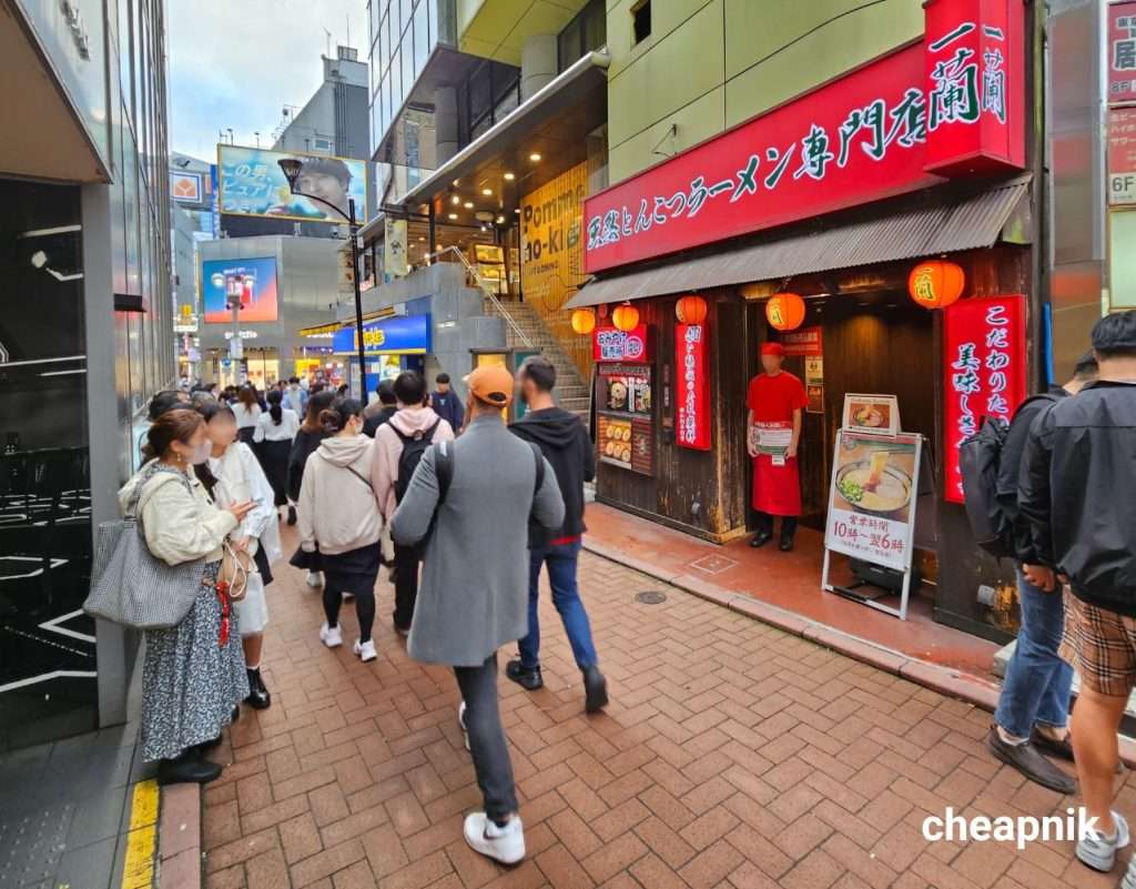 Ichiran Ramen in Shibuya