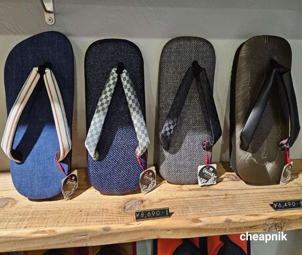 Japanese sandals at 2212 Asakusa