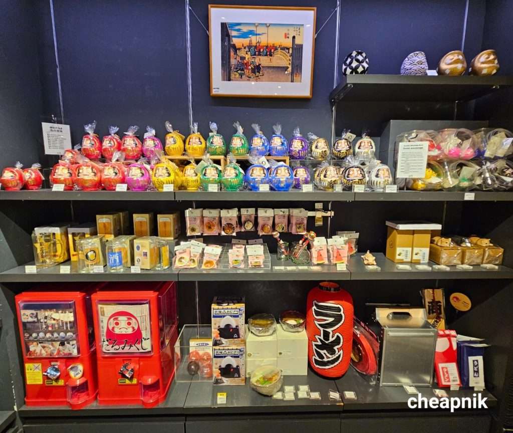 Daruma and traditional Japan toys at the Zakka floor of Shibuya Loft
