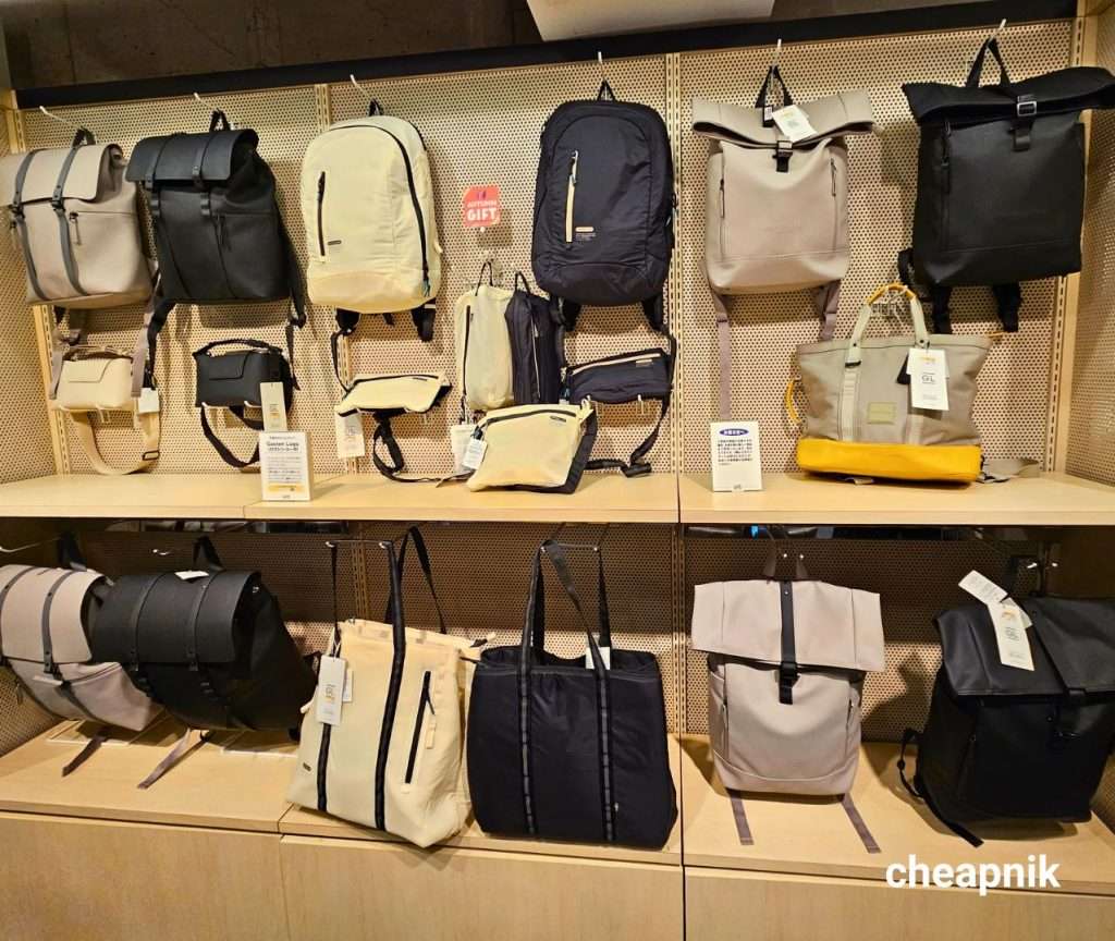 Japanese bags at Shibuya Loft