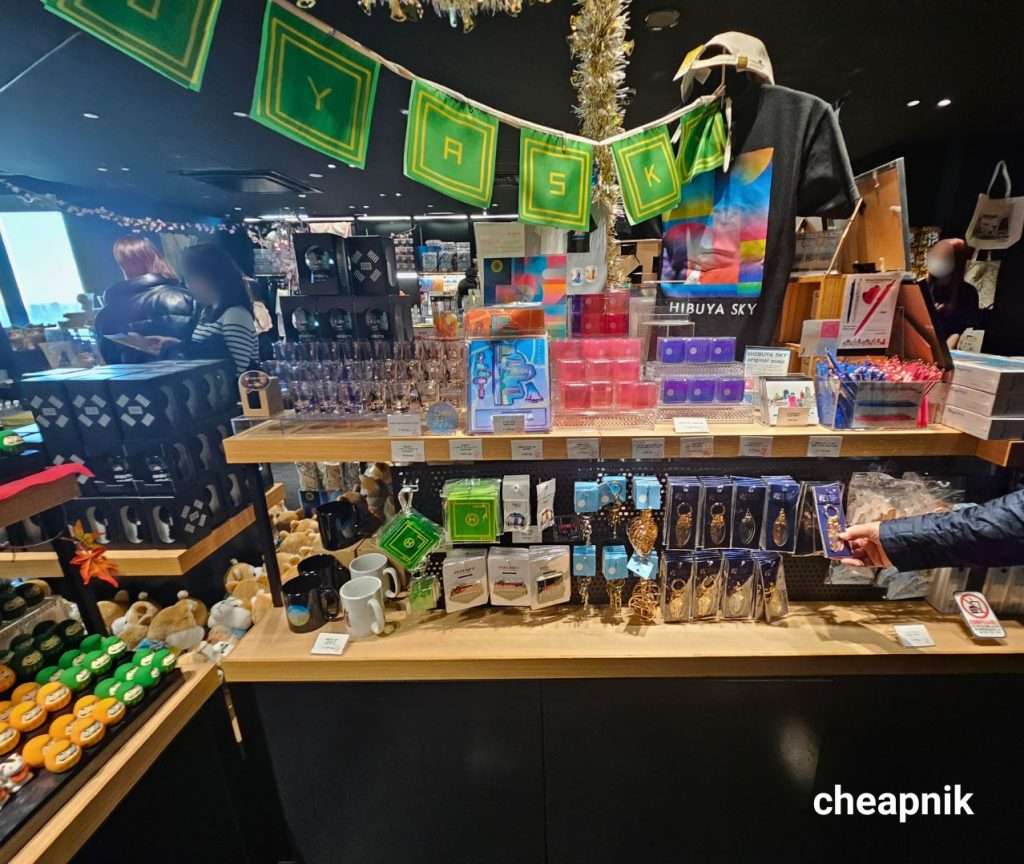 Souvenir Shop at Shibuya Sky