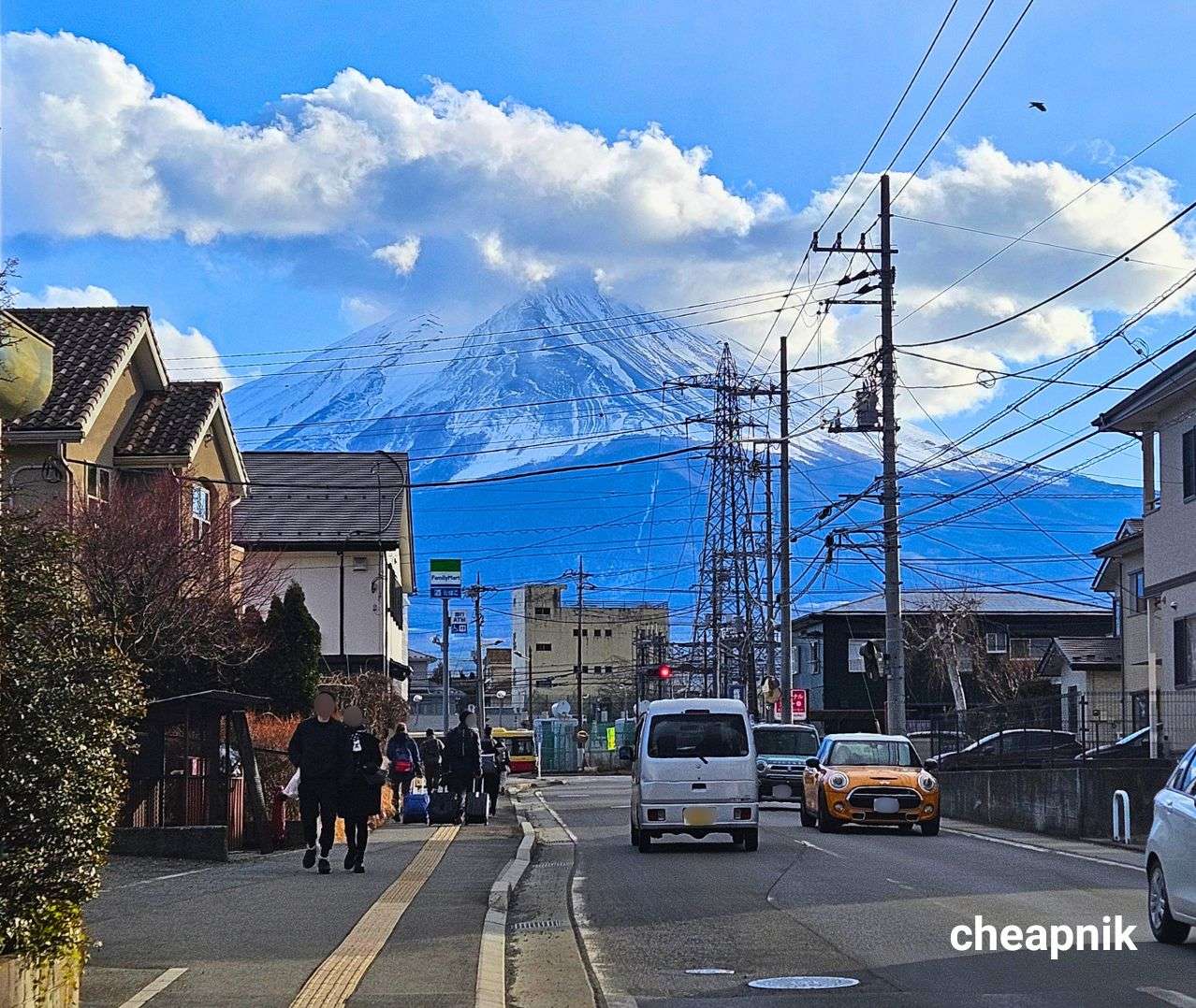 View of Mt Fuji from Kawaguchiko
