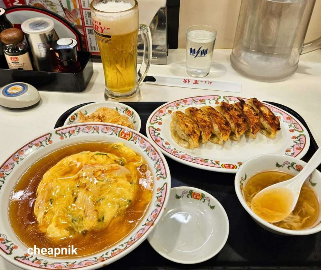 Tianjin rice set meal at Gyoza no Ohsho