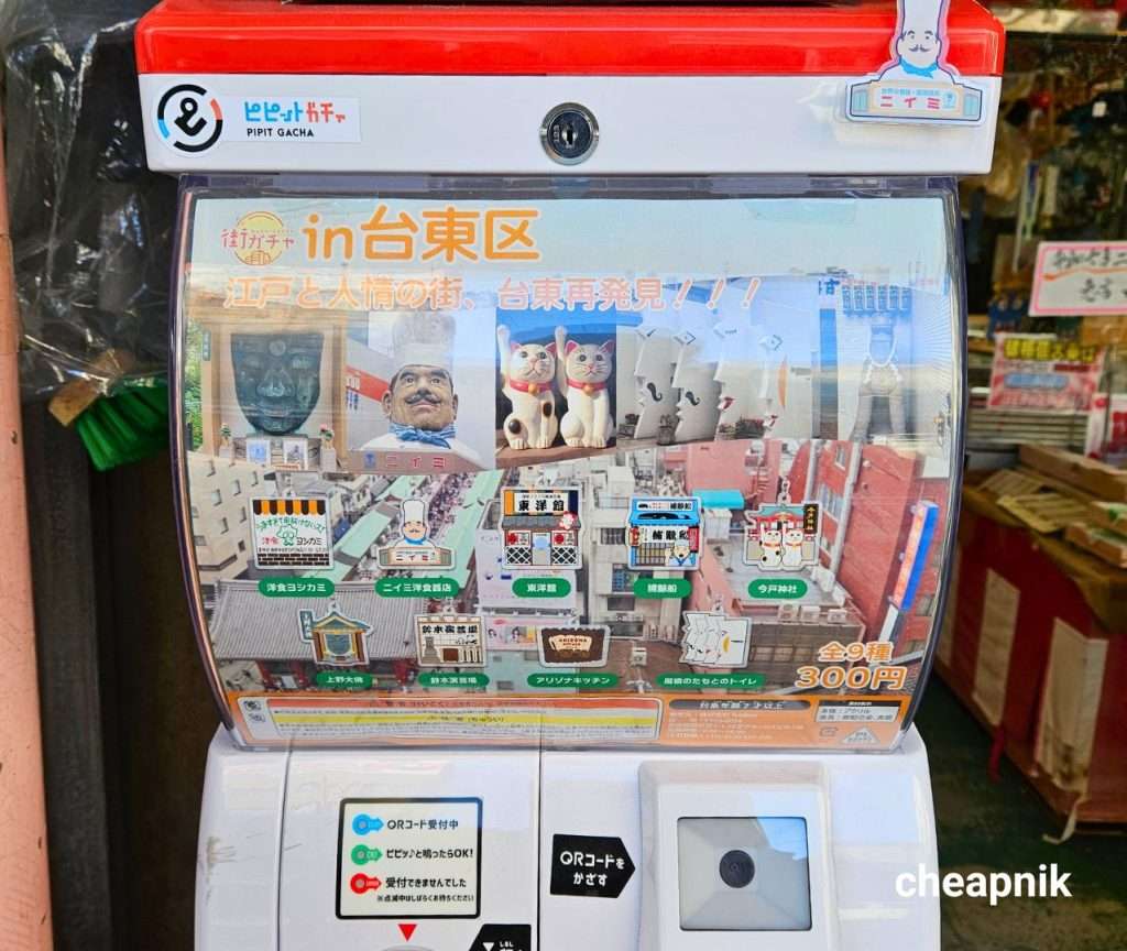 Kappabashi keychains gachapon
