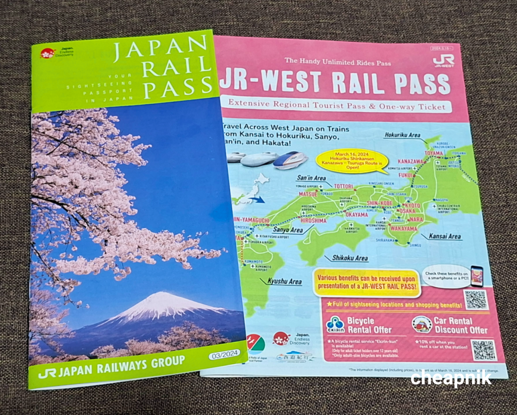 JR Pass and JR-West Rail Pass