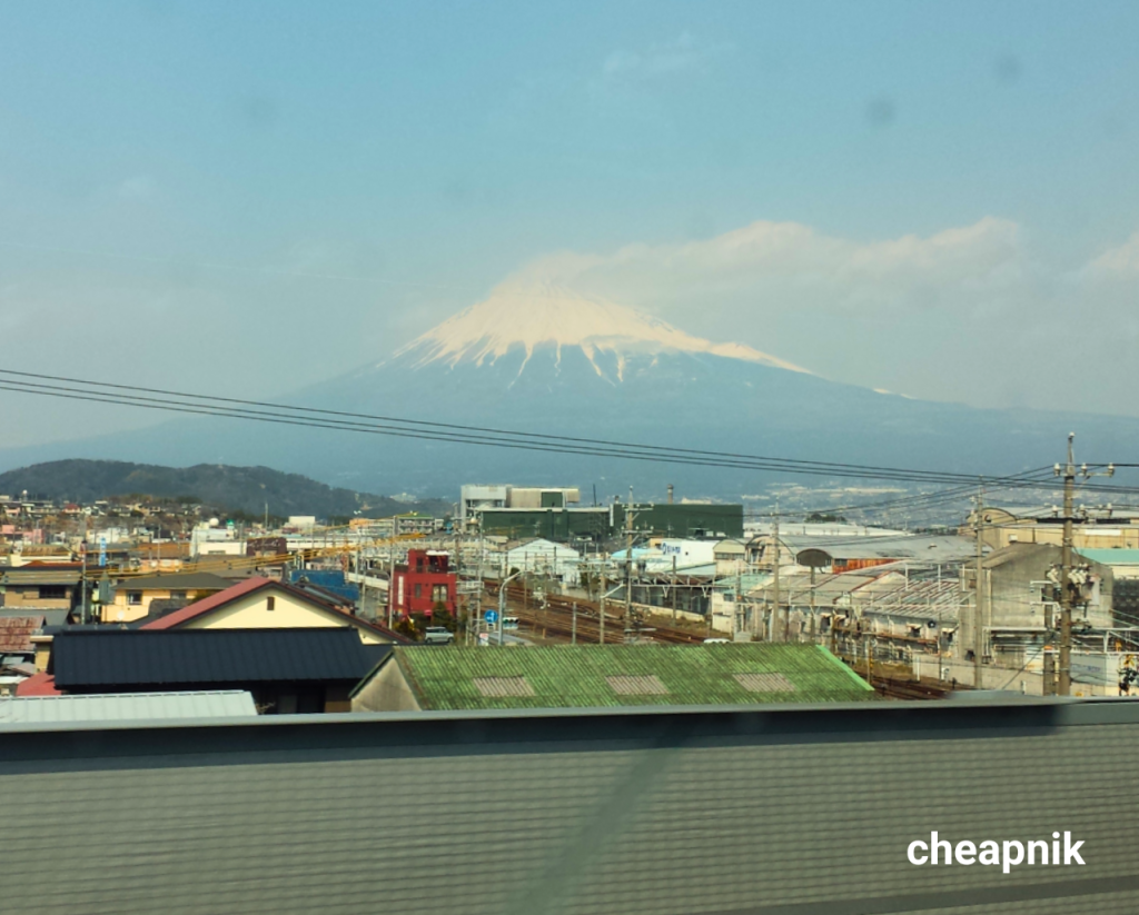 Mt Fuji View from Shinkansen